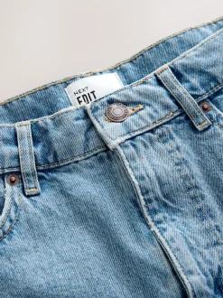 Next Délavage bleu moyen - Shorts en Denim Edit Jort Online