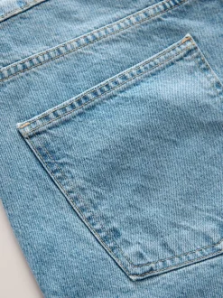 Next Délavage bleu moyen - Shorts en Denim Edit Jort Online