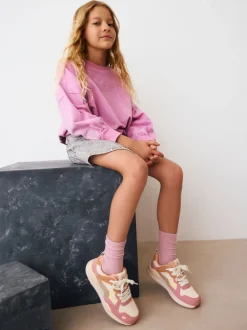 Next doux - Baskets à lacets color block Hot