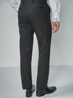Next Détail du ruban - - Pantalon de costume de smoking Ajustement régulier Best