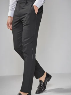 Next Détail du ruban - - Pantalon de costume de smoking Skinny Fit (Skinny Fit) Online