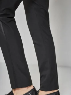 Next Détail du ruban - - Pantalon de costume de smoking Skinny Fit (Skinny Fit) Online