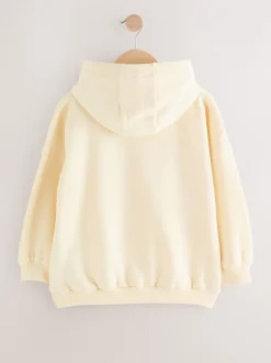 Next - Sweat à capuche (3-16 ans) Détail jaune brodé Online