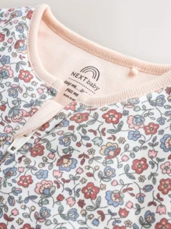 Next Ecru Floral - 2.5 TOG Combinaison de nuit matelassée Bébé Hot