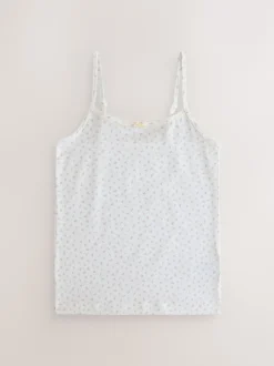 Next Ecru Floral - Gilets cami imprimés à bretelles Lot de 3 (1.5-16ans) New