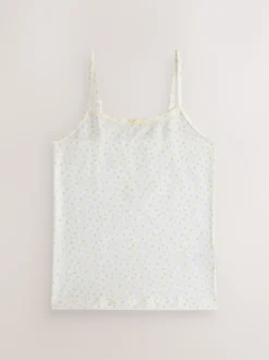 Next Ecru Floral - Gilets cami imprimés à bretelles Lot de 3 (1.5-16ans) New
