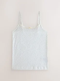 Next Ecru Floral - Gilets cami imprimés à bretelles Lot de 3 (1.5-16ans) New