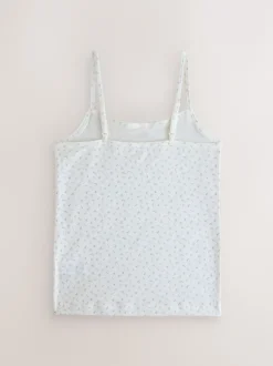 Next Ecru Floral - Gilets cami imprimés à bretelles Lot de 3 (1.5-16ans) New