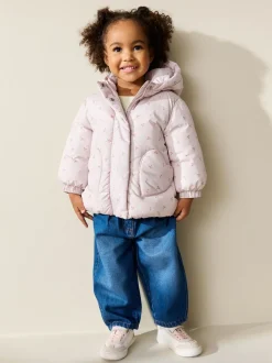 Next Ecru Floral - Manteau imprimé Résistant à la douche (3mois-7ans) Best