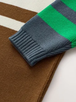 Next - Pull tricoté (3mths-7yrs) Ecru/Brown Sale