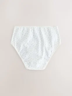 Next Ecru/Rose - Lot 5 caleçons à imprimé ditsy (1.5-16ans) Outlet