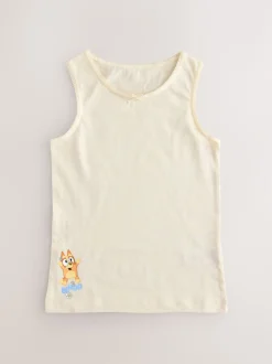 Next Ecru/Rose - Lot de 3 gilets Bluey (1.5-8ans)