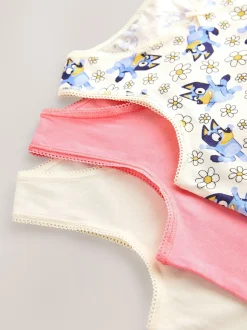 Next Ecru/Rose - Lot de 3 gilets Bluey (1.5-8ans)