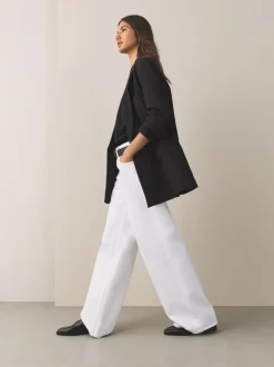 Next Effet Croc noir - Mocassins Forever Comfort® à bout carré New