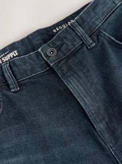 Next encre - - extensible Denim Jeans Coupe fuselée régulière Sale