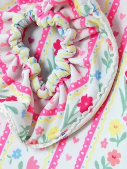 Angels By Accessorize Ensemble Maillot de bain Imprimé Fleuri & chouchou FILLE Best