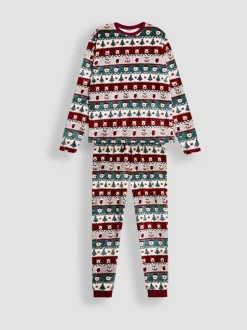 Jojo Maman Bébé Ensemble de Pyjamas en Polaire Fair Isle de Noël pour Hommes Online