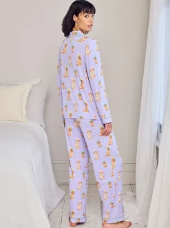 Chelsea Peers Ensemble de pyjamas longs imprimés Spa Dogs Outlet