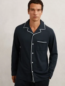 Reiss Ensemble de pyjamas Aubery à passepoils en coton Discount