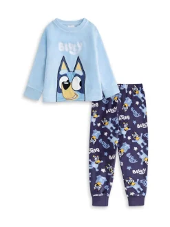 Vanilla Underground Ensemble de pyjamas Bluey en polaire à manches longues Clearance