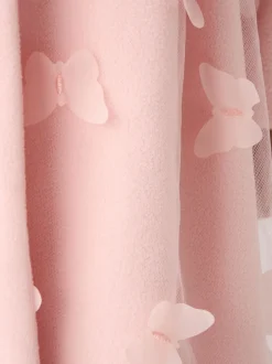 Miss Ensemble veste rose et robe papillon en tulle appliqué Outlet