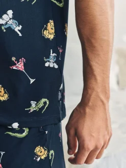 Chelsea Peers Ensemble pyjama Wild dining imprimé