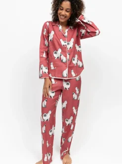 Cyberjammies Ensemble pyjama imprimé chat à manches longues Clearance