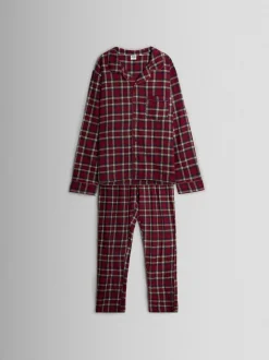 Jojo Maman Bébé Ensemble pyjama de Noël à carreaux classique homme