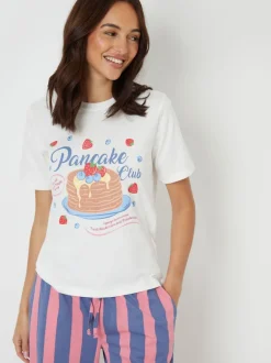 Threadbare Ensemble pyjama à manches courtes imprimé graphique