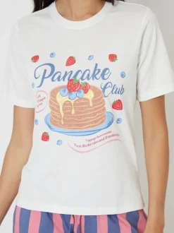 Threadbare Ensemble pyjama à manches courtes imprimé graphique