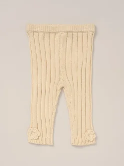 Rock-A-Bye Baby Boutique Ensemble cardigan et legging blanc en maille bébé New