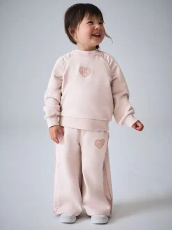 smALLSAINTS Ensemble Sweat-shirt Lover Jambe large Joggings Outlet