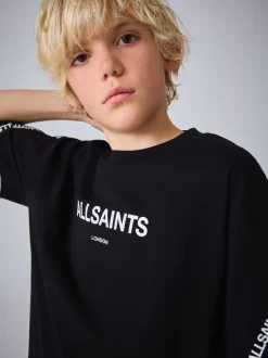 smALLSAINTS Ensemble t-shirt et short en molleton avec bande à logo Sale