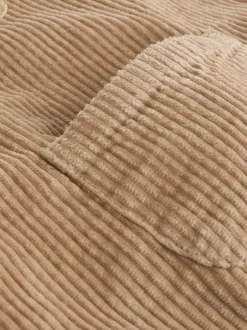 Next - Ensemble salopette et body en velours côtelé (0mois-2ans) Fauve à motif ours marron