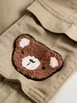 Next Fauve à motif ours marron - Pantalon cargo (3mths-7yrs) Hot
