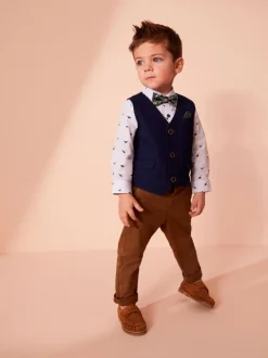 Next - Pantalon chino extensible (3mois-7ans) Fauve gingembre Clearance