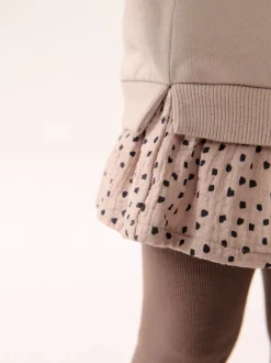 Next Fauve neutre - Ensemble Top et Leggings à manches longues (3mths-7yrs) Online