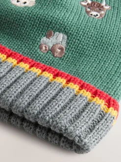 Next Ferme verte - Chapeau en maille Baby Hamish and Friends (0mois-2ans) Outlet