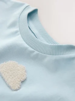 Next - T-shirt appliqué Manches courtes (3mths-7yrs) Ferme verte/bleue Best