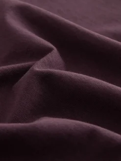 Next - Ajustement régulier - T-shirt Essential Col rond en coton Figue violette Sale