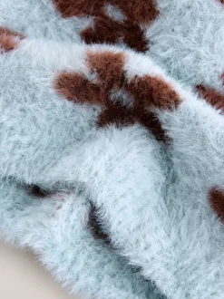 Next Fleur bleu chocolat - Ensemble bonnet et snoods (1-16ans) (1-16ans) Sale