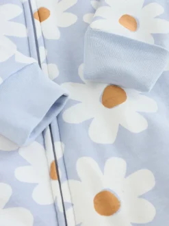 Next Fleur bleue - 2.5 TOG Combinaison de nuit matelassée Bébé New