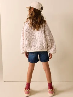 Next Fleur crème Ditsy - Sweat-shirt matelassé (3-16ans) New
