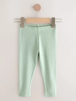 Next Fleuri - Lot de 5 leggings côtelés (3mois-7ans) Outlet