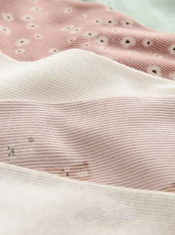 Next Fleuri - Lot de 5 leggings côtelés (3mois-7ans) Outlet