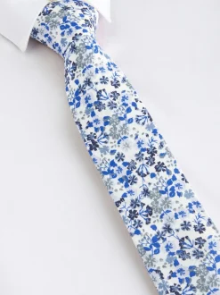 Next - Cravate (3-16 ans) Floral bleu New