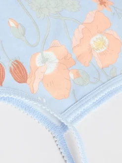Next Floral bleu - Paquet de bodys pour bébé avec gilet 5 Hot