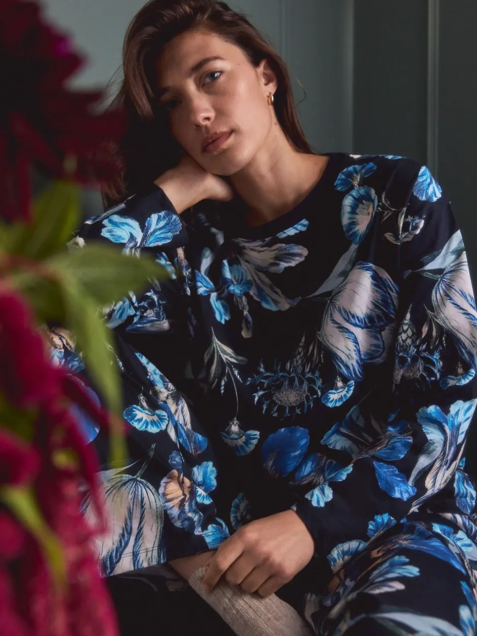 Next Floral bleu - Pyjama Kew Collection à manches longues Discount