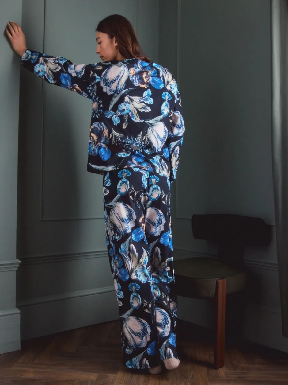 Next Floral bleu - Pyjama Kew Collection à manches longues Discount