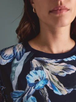 Next Floral bleu - Pyjama Kew Collection à manches longues Discount